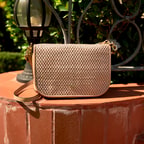 Carteiro Kadın Örgü Deri Postacı Çantası