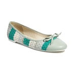 Cathlyn Kadın Örgülü Deri Babet