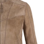 Chantoya Bej Kadın Süet Ceket