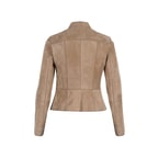 Chantoya Bej Kadın Süet Ceket