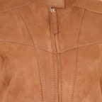 Chantoya Taba Kadın Biker Süet Deri Ceket