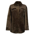 Chayan Yeşil Kadın Çift Taraflı Gömlek