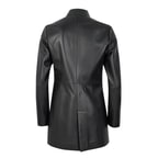 Cherlin Siyah Kadın Deri Mont