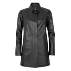 Cherlin Siyah Kadın Deri Mont