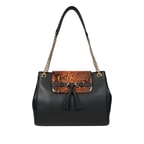 Clara Kadın Yılan Baskılı Deri Omuz Askılı Çanta