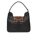 Clara Kadın Yılan Baskılı Deri Omuz Askılı Çanta