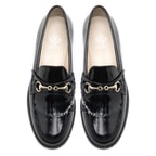 Clara Siyah Kadın Rugan Deri Loafer