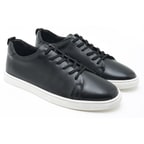 Clyde Siyah Erkek Deri Spor Ayakkabı