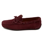 Connor Bordo Erkek Süet Loafer