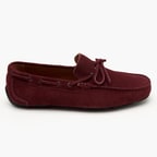 Connor Bordo Erkek Süet Loafer