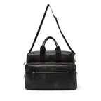 Cort Siyah Erkek Deri Seyahat Çantası