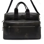 Cort Siyah Erkek Deri Seyahat Çantası