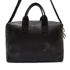 Cort Siyah Erkek Deri Seyahat Çantası