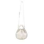 Cosmos Beyaz Kadın Deri El Çantası