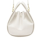 Cosmos Beyaz Kadın Deri El Çantası