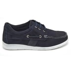 Costello Lacivert Erkek Nubuk Deri Günlük Ayakkabı