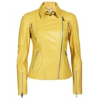 Cristina Kadın Deri Biker Ceket