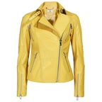 Cristina Kadın Deri Biker Ceket