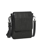 Crocus Erkek Örgülü Deri Postacı Çantası