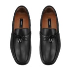 Damien Siyah Erkek Deri Loafer