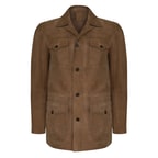 Damon Amber Erkek Süet Safari Ceket