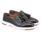 Dania Siyah Erkek Deri Günlük Ayakkabı