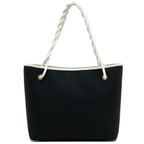 Darian Siyah Kadın Deri Omuz Çantası