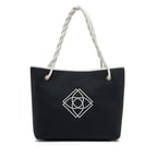 Darian Siyah Kadın Deri Omuz Çantası