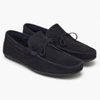 Daron Lacivert Erkek Süet Loafer