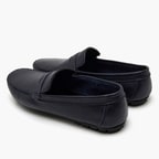 Dave Lacivert Erkek Deri Loafer