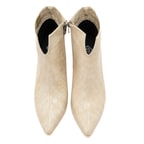 Delia Ekru Kadın Topuklu Bot