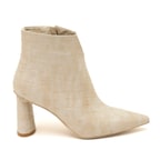 Delia Ekru Kadın Topuklu Bot