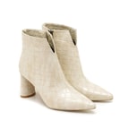 Delia Ekru Kadın Topuklu Bot