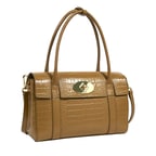 Demelza Kadın Kroko Baskılı Deri Omuz Askılı Çanta