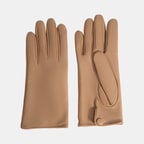 DESA - FY Bej Kadın Deri Eldiven
