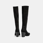 DESA Kadın Siyah Kalın Topuklu Stretch Çizme