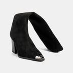 DESA Kadın Siyah Kalın Topuklu Stretch Çizme