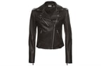 Dessey Kadın Deri Streç Biker Ceket