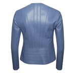 Deundria Kadın Fit Panelli Deri Ceket