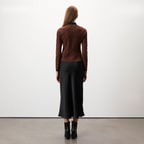 Deundria Leopar Kadın Panelli Fit Süet Ceket