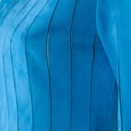 Deundria Mavi Kadın Panelli Fit Süet Ceket