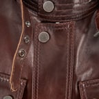 Dione Kahve Erkek Deri Mont