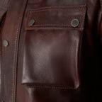 Dione Kahve Erkek Deri Mont