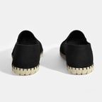 Dislina Siyah Erkek Deri Slip-On Günlük Ayakkabı