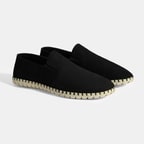 Dislina Siyah Erkek Deri Slip-On Günlük Ayakkabı