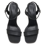 Dolla Siyah Kadın Platformlu Sandalet