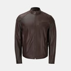 Dugan Kahve Erkek Deri Mont