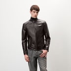 Dugan Kahve Erkek Deri Mont