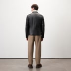 Dyami Siyah Erkek Deri Mont