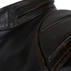 Edessa Gri Erkek Deri Mont